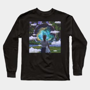 Magical Glowing Portal Long Sleeve T-Shirt